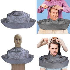 Hair Cutting Gown Apron Stylist Pattern Waterproof Haircut Cloth Wrap Protect