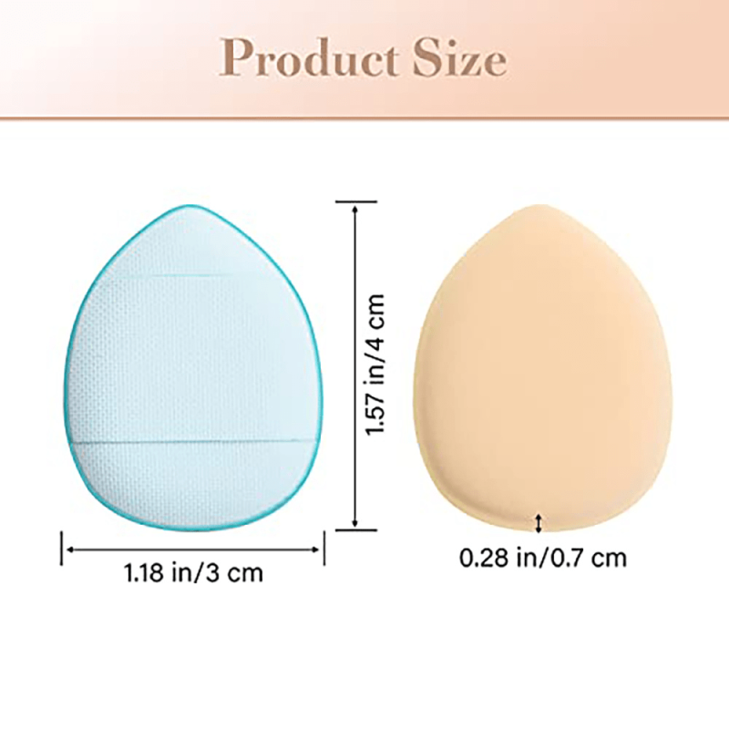 5PCS Mini Finger Puff Set Makeup Sponge Concealer Foundation Detail Puff