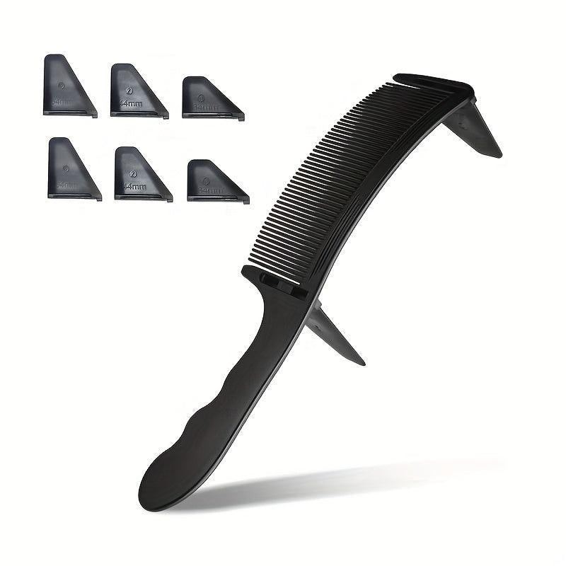 Curved Barber Comb Hair Cutting Comb Styling Tool
