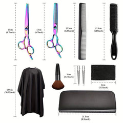 Hair Cutting Scissors Set Professional Thinning Shears