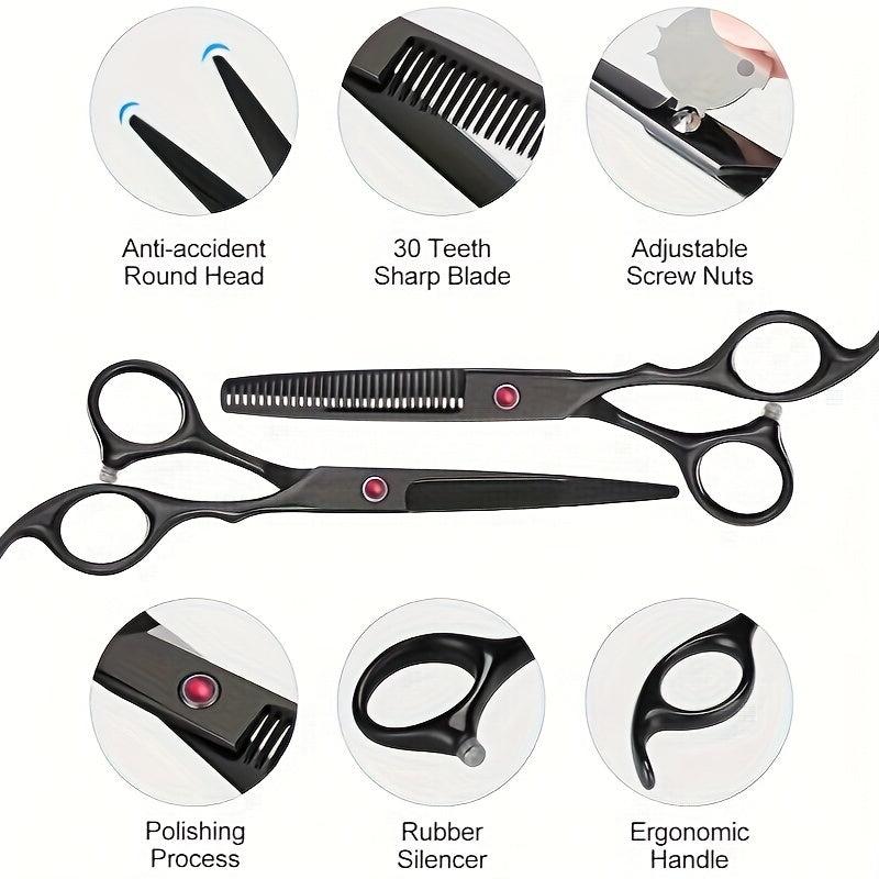 Professional Hairdressing Scissors 7.5 Inch Stainless Steel Hair Cutting Shears