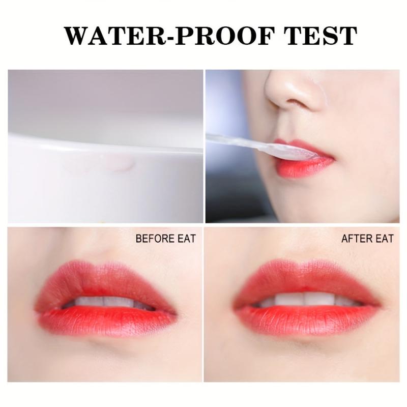 SANIYE Cherry Lipstick Matte Lip Tint Waterproof Long Lasting