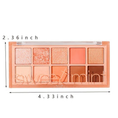 Eyeshadows Pearlescent Matte Shimmering Student Makeup