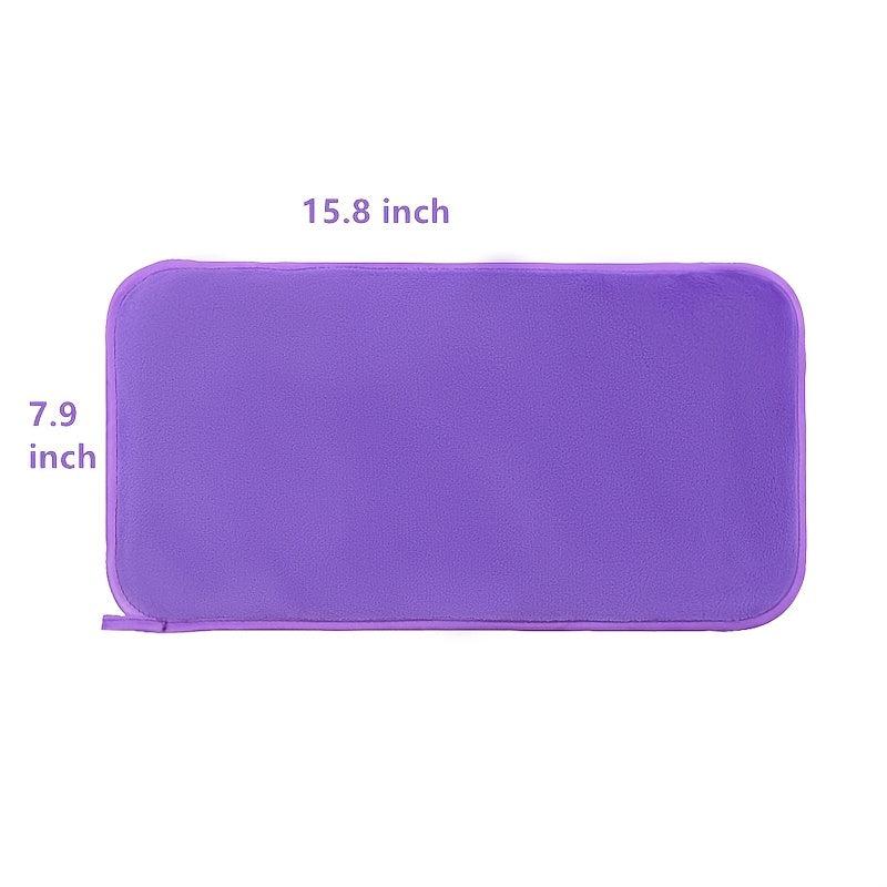 2 Pcs Flannel Makeup Remove Face Towels Microfiber Cleansing