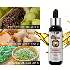 60ml Beard Growth Thicker Essence Mustache Fast Grow Eyebrow Essence
