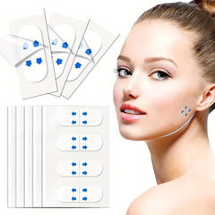 40 Pcs Invisible Face Lift Tapes V-Shaped Face Lift Tape