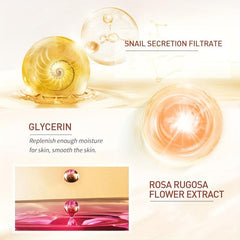 10 Pcs Snail Face Mask Moisturizing Travel Smooth Wrinkle