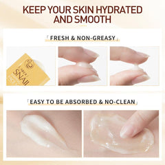 10 Pcs Snail Face Mask Moisturizing Travel Smooth Wrinkle