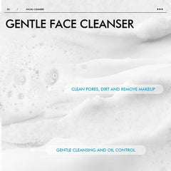 Men's Hydrating Face Wash 50g Moisturizing Cleanser