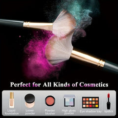 14Pcs Makeup Brushes Set with Cleaner Pad & Sponge