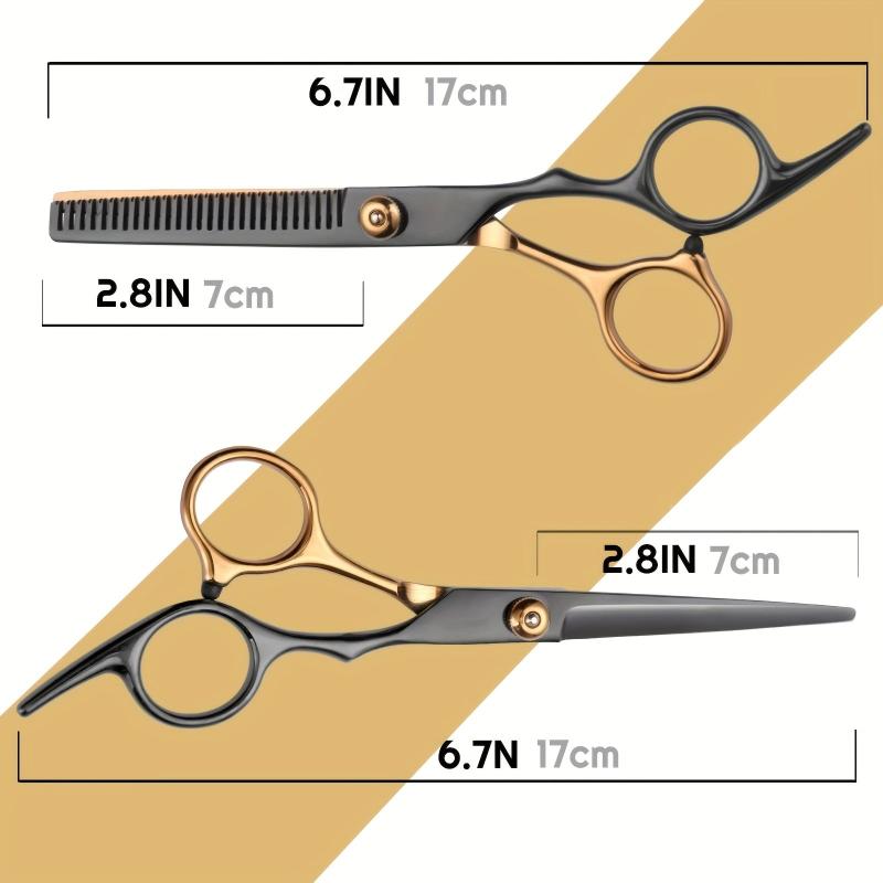 Barber Shears Set with Thinning Shears for Precise Cuts