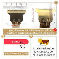 Universal 3 Piece Guide Limit Comb for T9 Hair Clippers