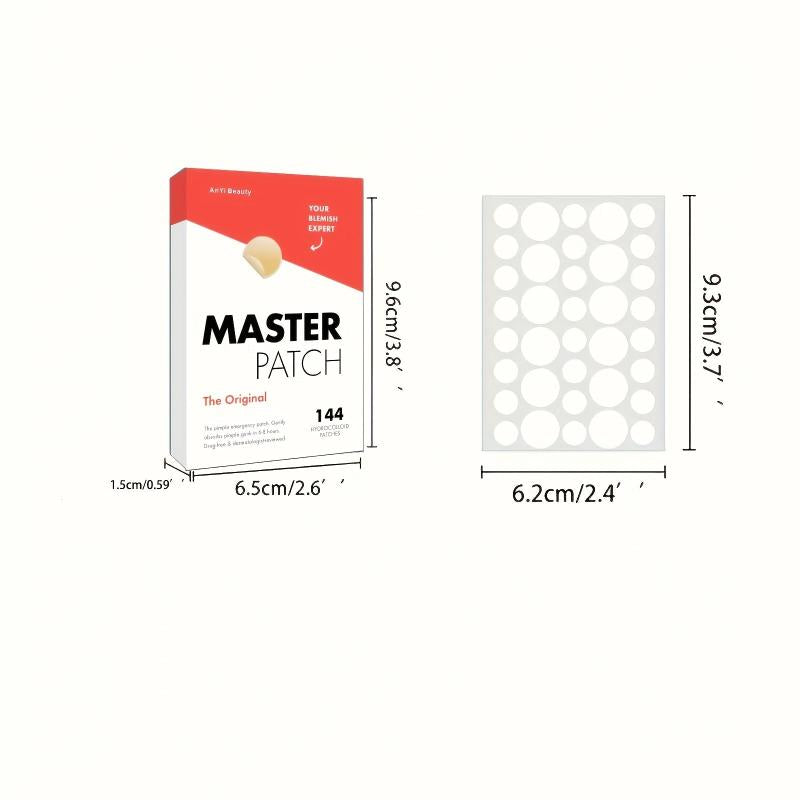 144 Pcs Hydrocolloid Acne Patches - Waterproof Pimple Patches