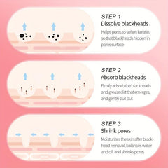 3pcs Blackhead Three-step Nose Patch Deep Cleans Pores