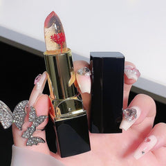 Temperature Changing Lip Balm Flower Petal Lipstick