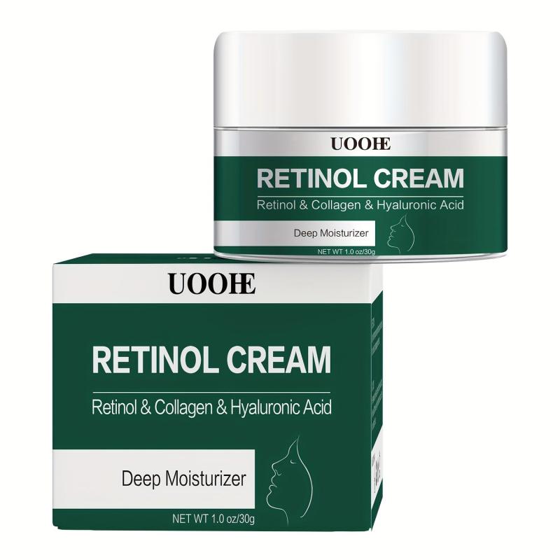 Retinol Hyaluronic Face Cream 30g Anti-Aging Night Cream with Coconut & Jojoba