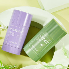 Green Tea Clay Mask Stick Deep Cleansing Tightens Pores Fades Spots
