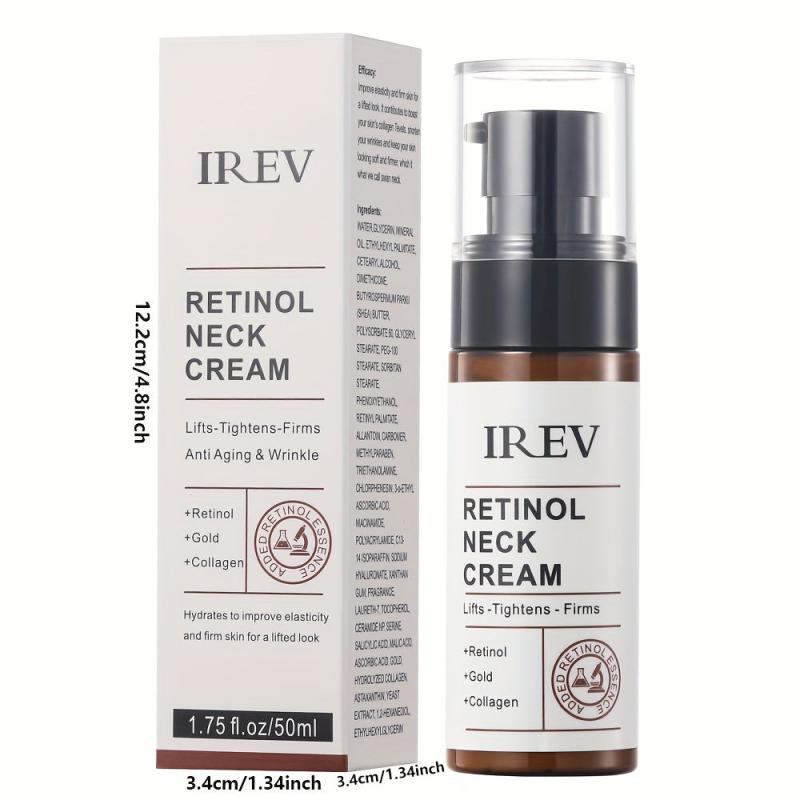 50ml Collagen Retinol Neck Cream - Skin Tightening Moisturizer for Youthful Glow