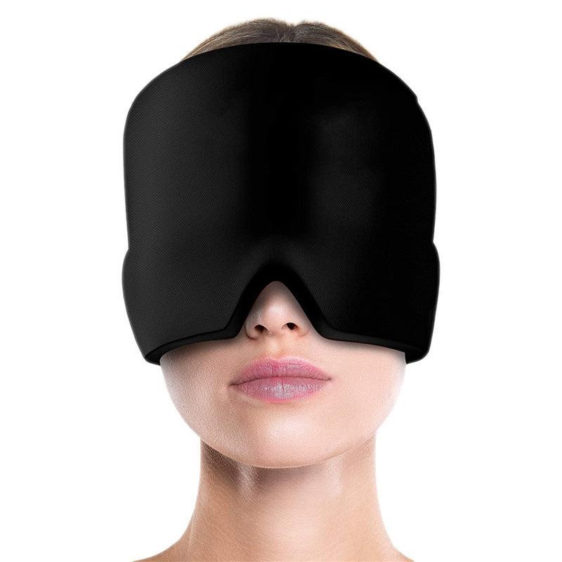 Multicolor Migraine Relief Hat Ice Head Wrap for Puffy Eyes