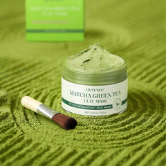Green Tea Clay Facial Mask with Volcanic Mud