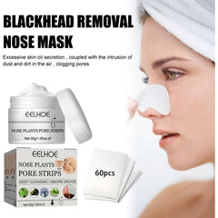 2pcs 30g Blackhead Removal Nasal Mask Removes Dirt and Acne with 60 Sheets