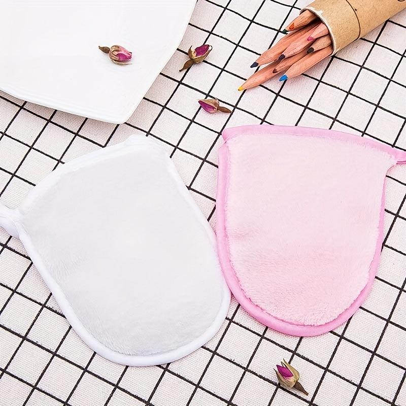 Reusable Microfiber Facial Towel Makeup Remover Exfoliating Shower Glove