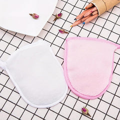 Reusable Microfiber Facial Towel Makeup Remover Exfoliating Shower Glove