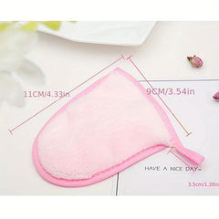 Reusable Microfiber Facial Towel Makeup Remover Exfoliating Shower Glove