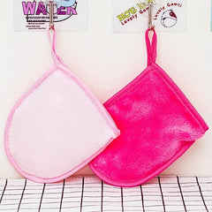 Reusable Microfiber Facial Towel Makeup Remover Exfoliating Shower Glove