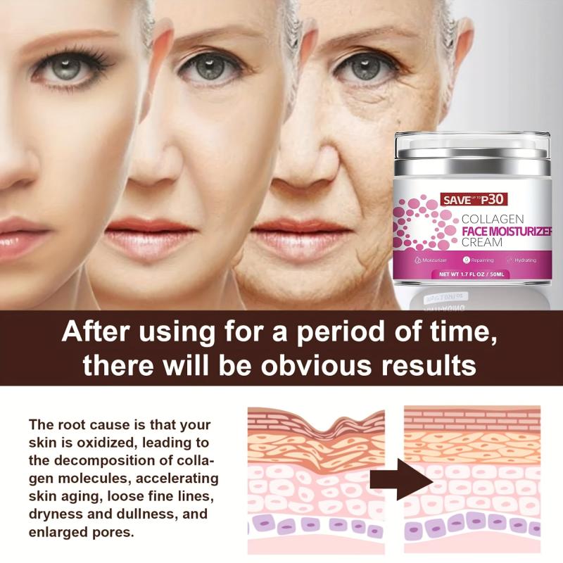 Collagen Retinol Moisturizer Hyaluronic Acid Fading Fine Lines Wrinkles Melasma