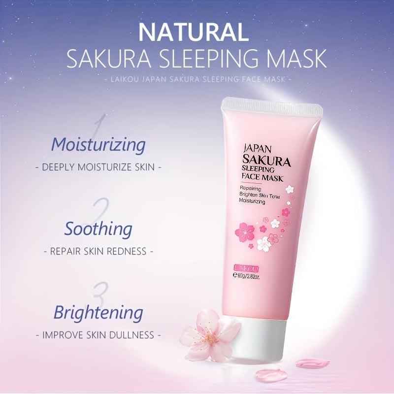 Sakura Sleeping Face Mask Hydrating Repairing Skin Care