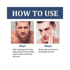 Men's Facial Cream for Moisturizing and Soothing Skin - 50ml
