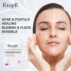 24 Pcs Invisible Acne Patch Skin Acne Removal Patch Waterproof