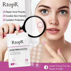 24 Pcs Invisible Acne Patch Skin Acne Removal Patch Waterproof