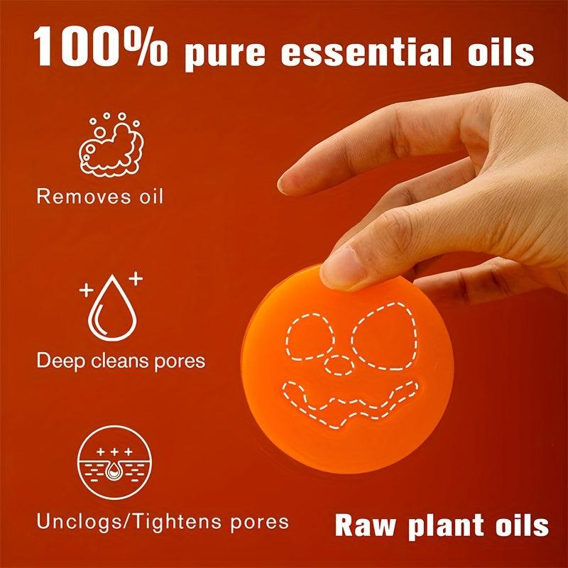 2pcs 100g Halloween Pumpkin Soap - Acne Clearing & Skin Rejuvenating