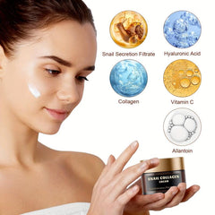 200g Snail Firming Collagen Cream with Hyaluronic Acid & Vitamin C