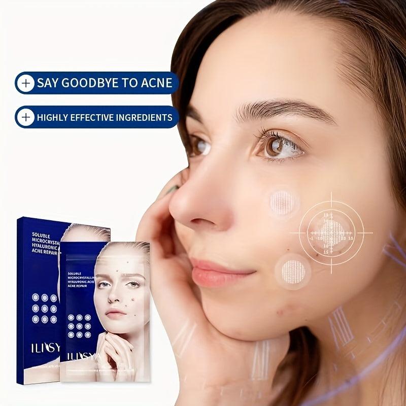 Micro Needle Forehead Smoothes Nasolabial Folds Wrinkles Patches Hyaluronic Acid