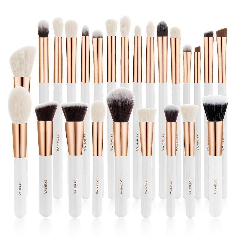 Zoreya 25 Pcs Makeup Brush Set Professional Eye Face Brushes Beauty Tools
