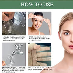11pcs Silicone Wrinkle Sticker Face Neck Skin Care Lifting Patch