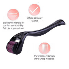 Derma Roller System 0.3mm Microneedle Roller for Beard & Hair