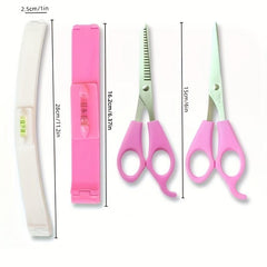 Hair Cutting Tools Trim Bangs Tail DIY Styling Kit Layered Bangs Bob Head