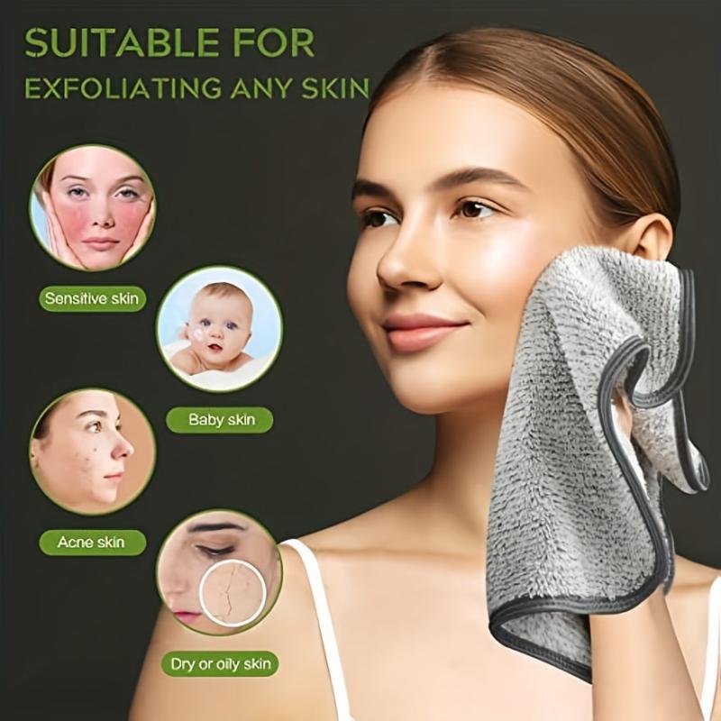 6 Pack Microfiber Face Towels Bamboo Charcoal Face Cloth