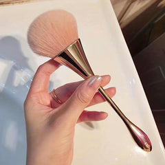Large Powder Makeup Brush Kabuki Brush With Powder Puff & Sponge