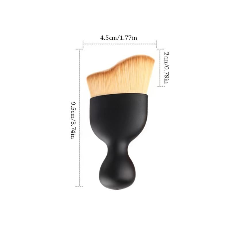 1pc Foundation Brush With Cover Portable Makeup Brush Gift