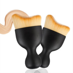 1pc Foundation Brush With Cover Portable Makeup Brush Gift