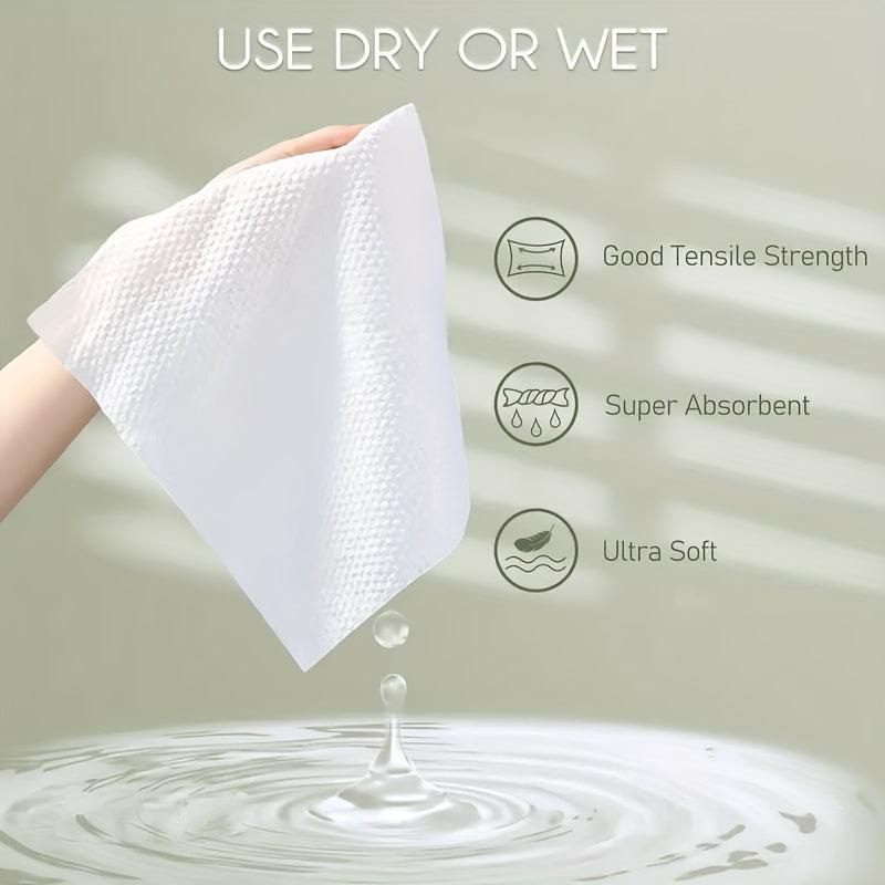 120 Disposable Face Towels for Sensitive Skin Makeup Removal