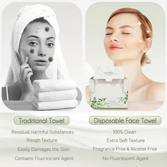 120 Disposable Face Towels for Sensitive Skin Makeup Removal