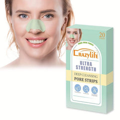 20pcs Nose Mask for Men and Women Deep Cleans and Exfoliates Skin
