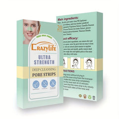 20pcs Nose Mask for Men and Women Deep Cleans and Exfoliates Skin