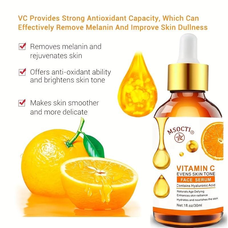 Vitamin C Face Serum with Hyaluronic Acid - Anti-Aging Skin Care